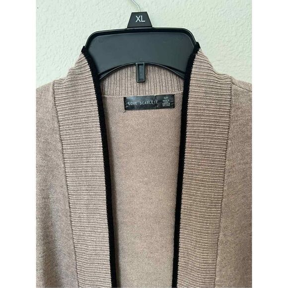 Love scarlet Women open front cardigan size S/P - Picture 2 of 5